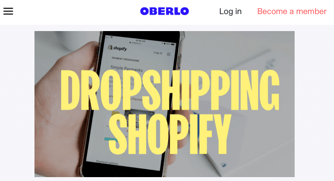 Oberlo Chrome Extension