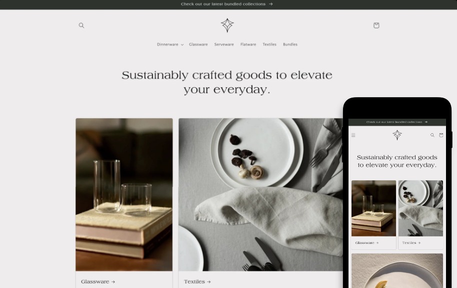 Craft Shopify theme preview