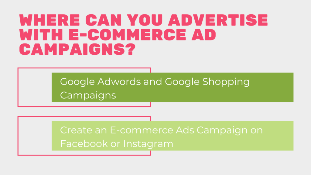 E-commerce Ad Campaigns