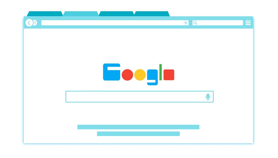 design image of google search page