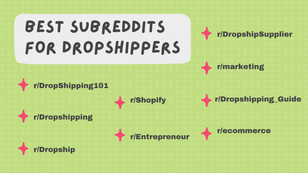 Best Subreddits for Dropshippers