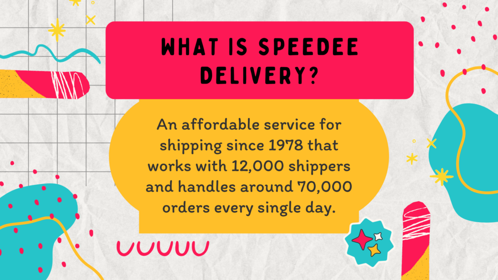 What Is Speedee Delivery 