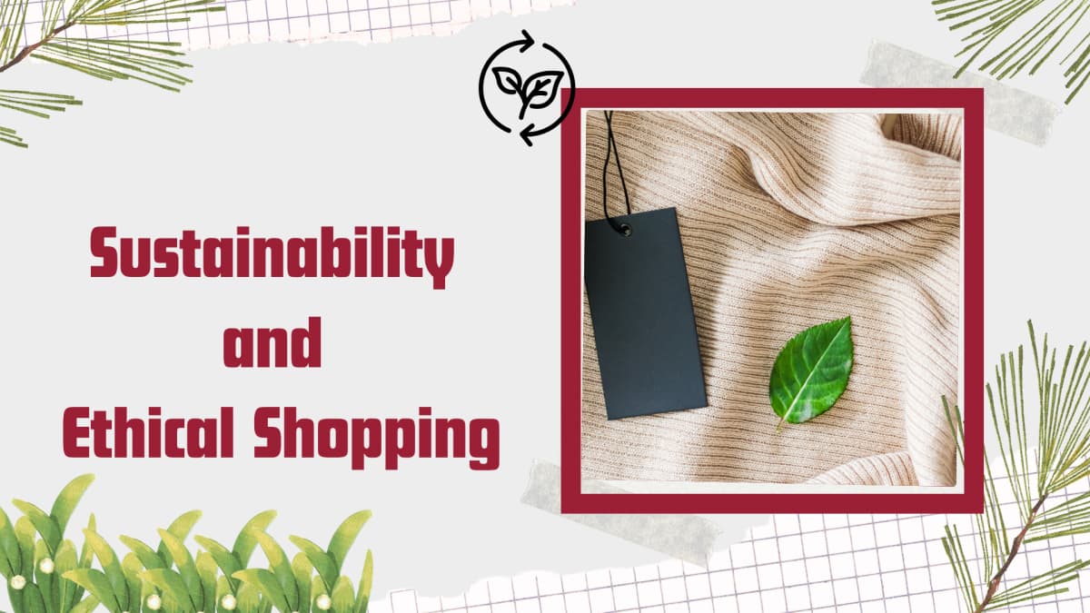 sustainable and ethical shopping graphic