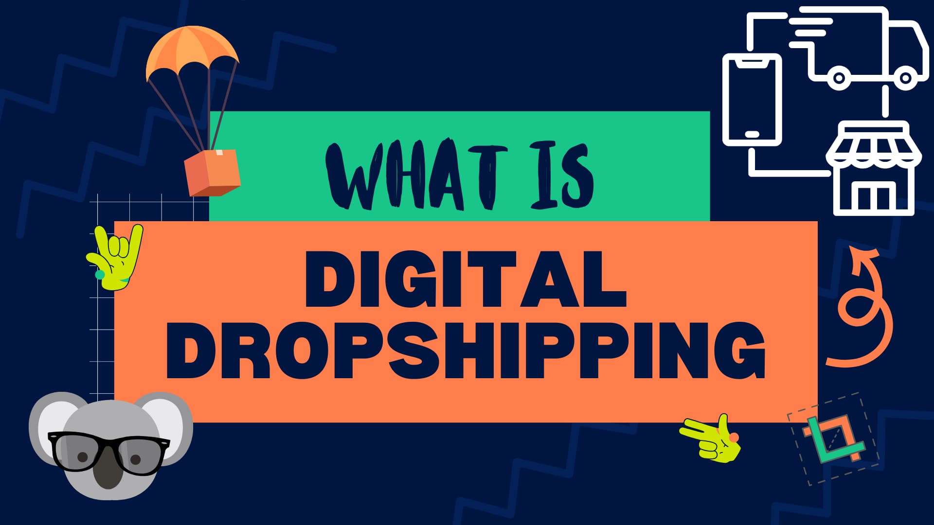 What is digital dropshipping with koala branding
