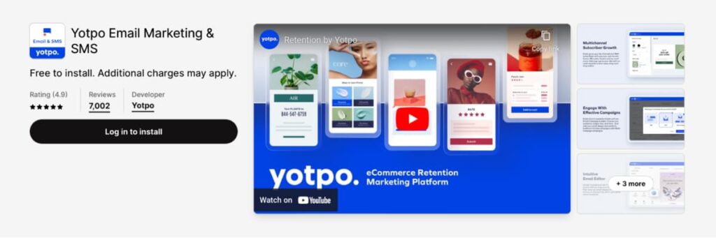 yotpo shopify sales page