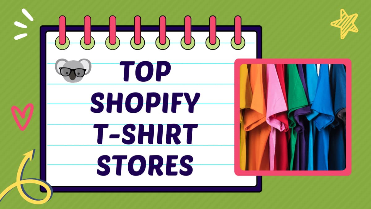 top shopify tshirt stores